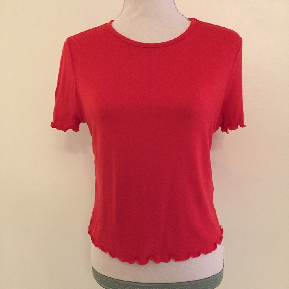 Raggs to Riches  T -Shirt L Red